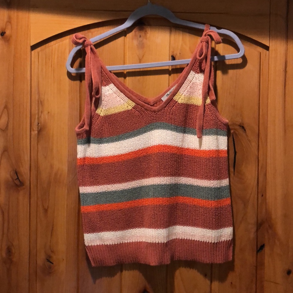 Madewell sweater Knit Tank Top medium